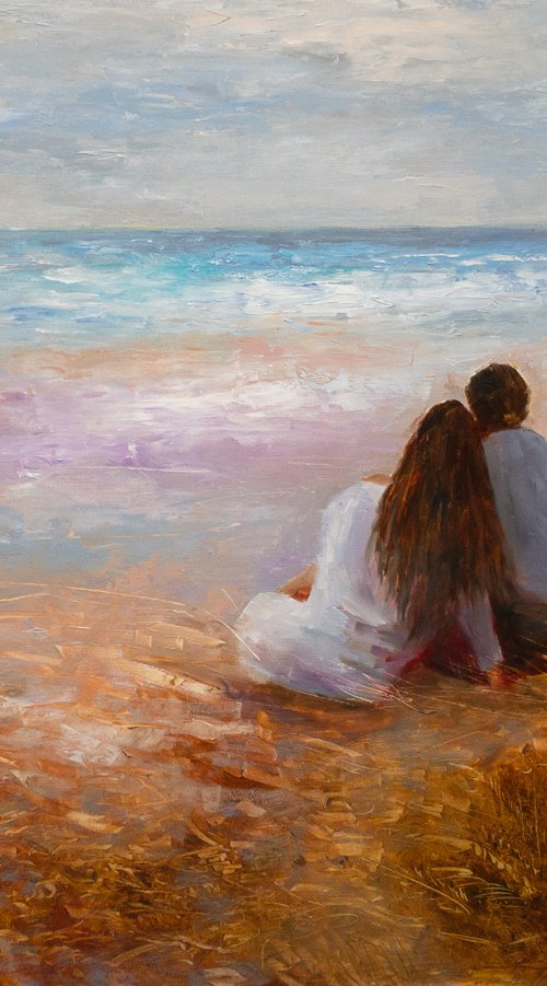 watching the sea by Aleksandr Jerochin
