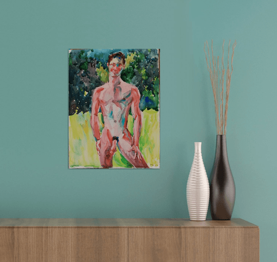 Male Nude in Sunlight