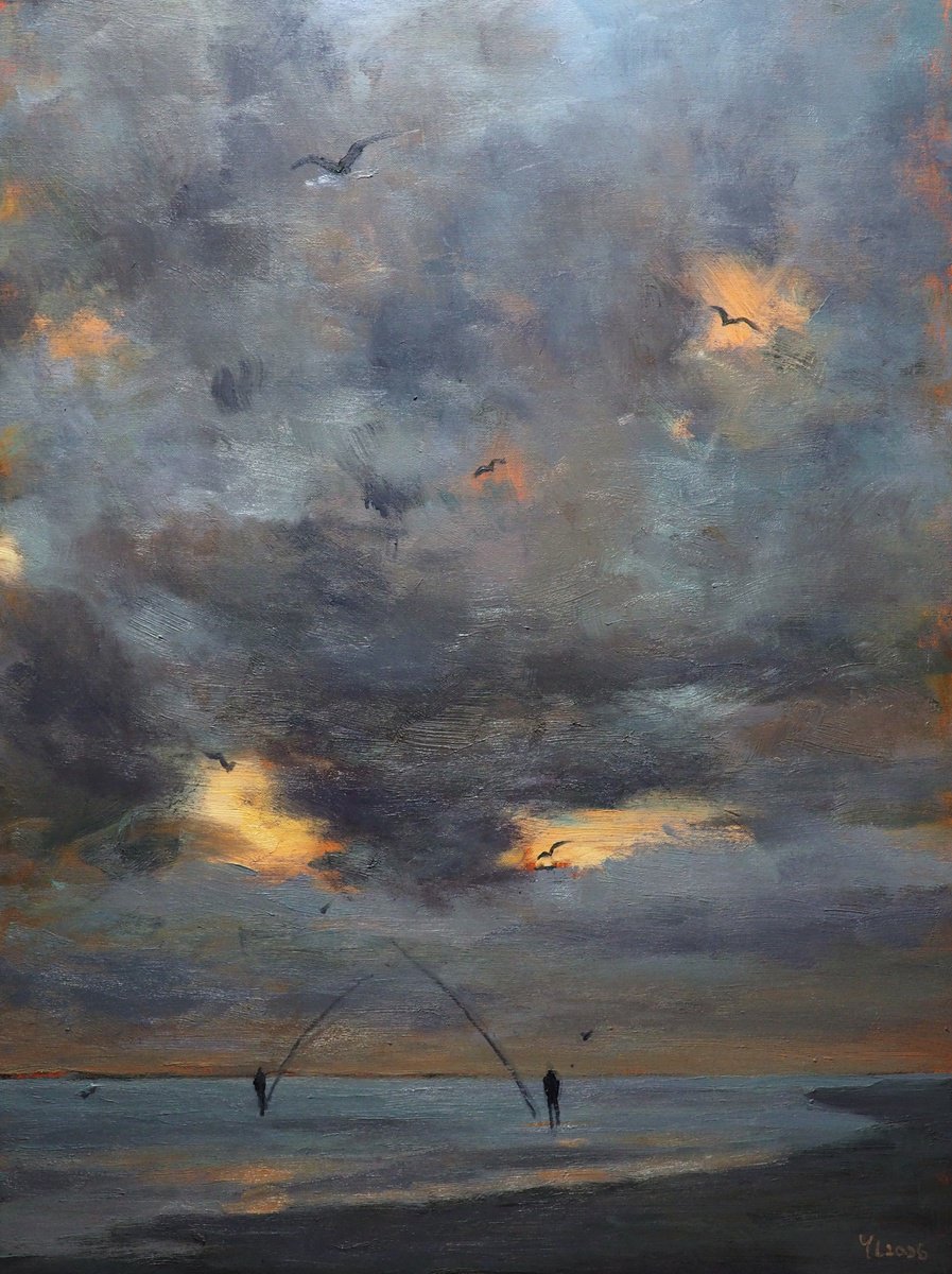 Seascape By Yuanyuan Liu, 24 X 31, Artwork For Sale On Artfinder