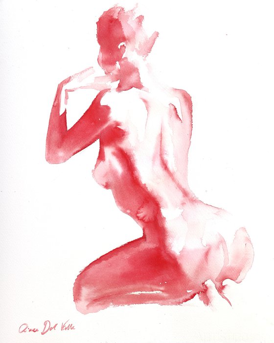 Red nude III