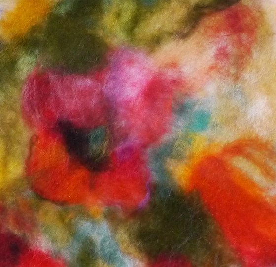 Poppies and wild rose