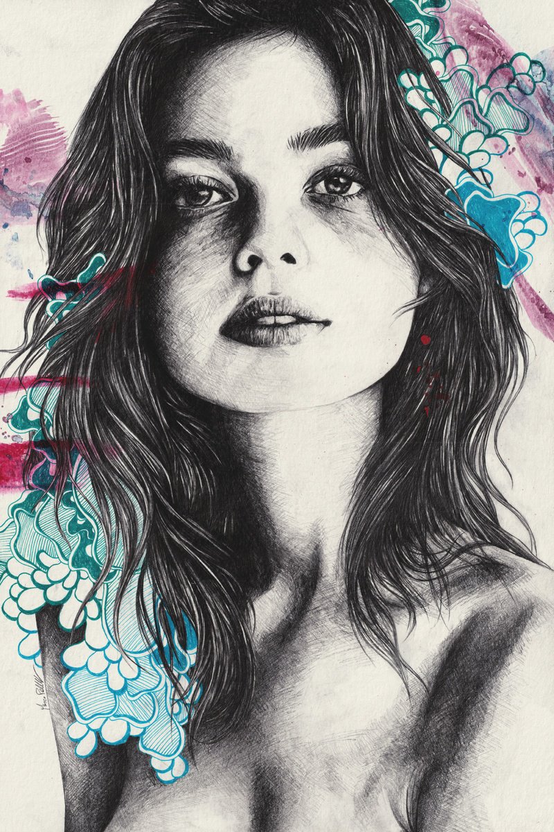 Expressive Pencil Drawing , Sole Spento By Marco Paludet, 16 X 24, Artwork For Sale On Artfinder