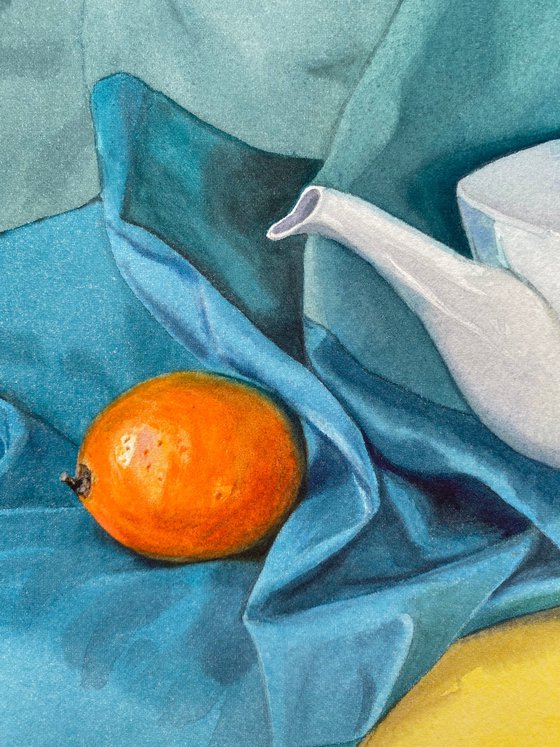 Still life with teapot