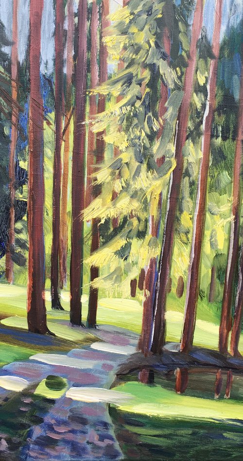 Sunny forest 3 by Elena Sokolova