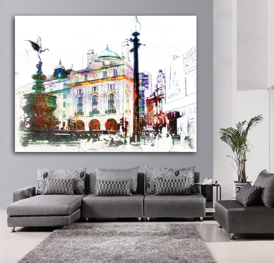 Colores, Picadilly Circus/XL large original artwork