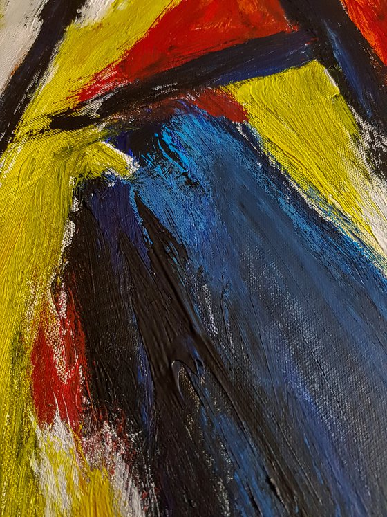 FG XX - (H)106x(W)130 cm. Colorful Abstract Art