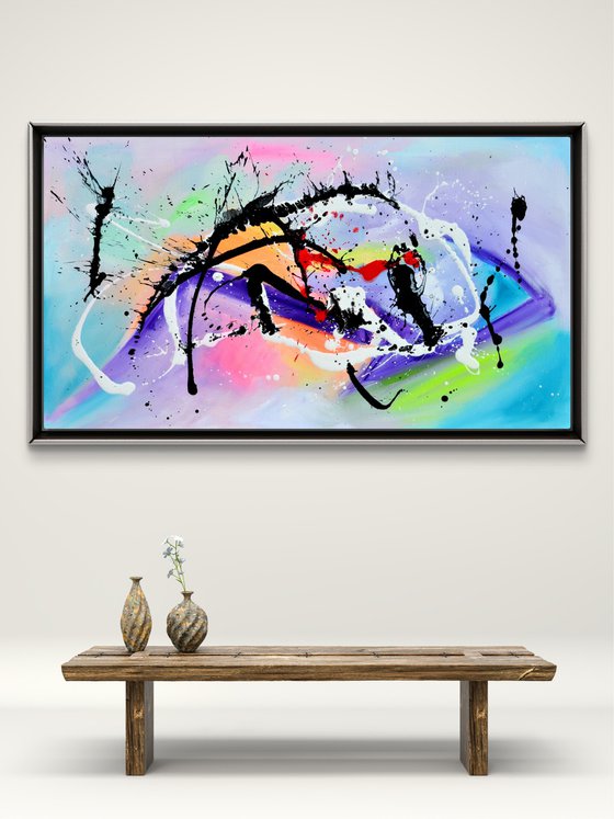 Elements - Large Colorful Abstract Painting