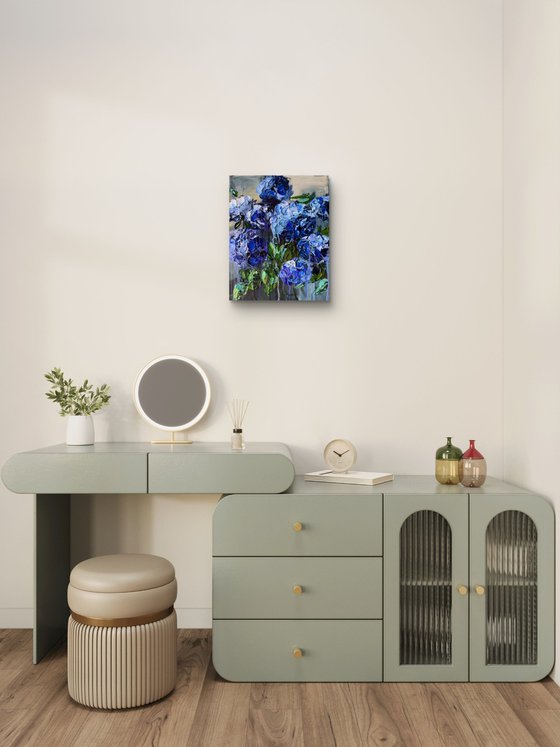 Indigo Hydrangea — Blue Floral