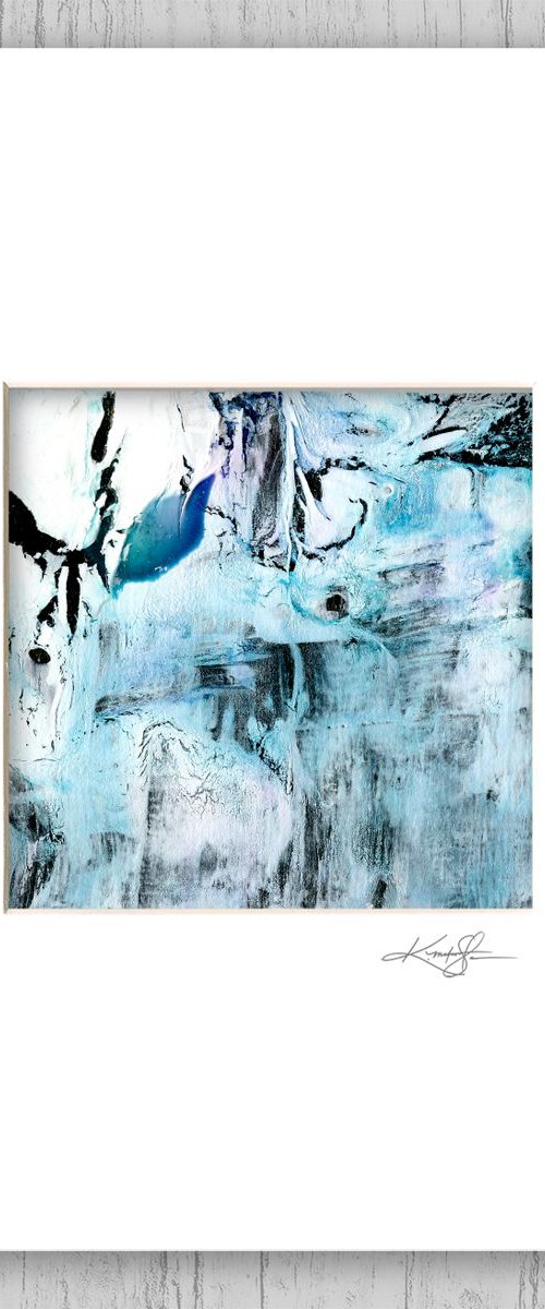 Enchanted Moments 8 - Mixed Media Abstract Painting in mat by Kathy Morton Stanion by Kathy Morton Stanion