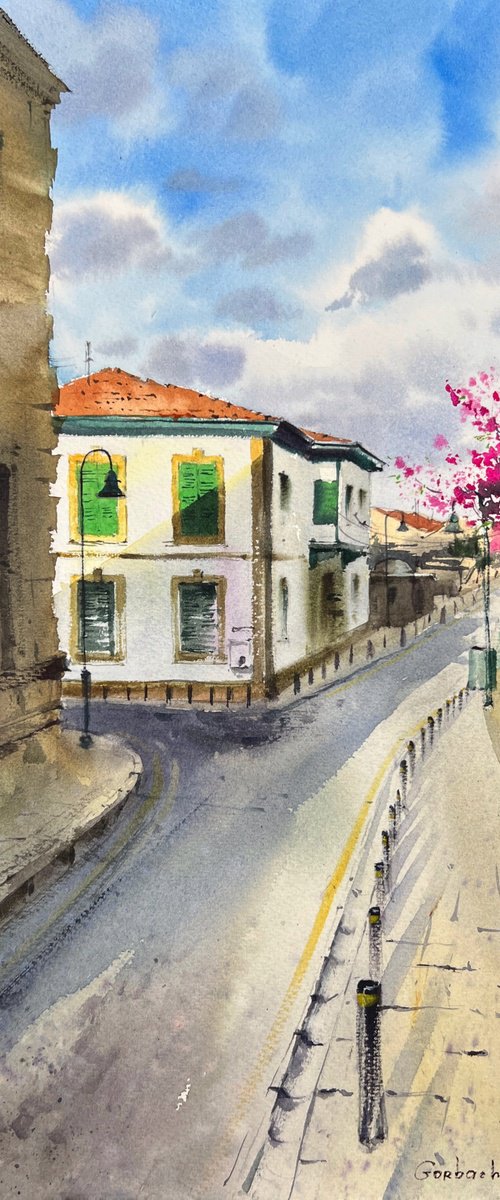 Streets in Nicosia by Eugenia Gorbacheva