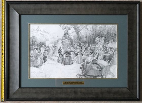 Maslenitsa. Farewell to winter. 17th century