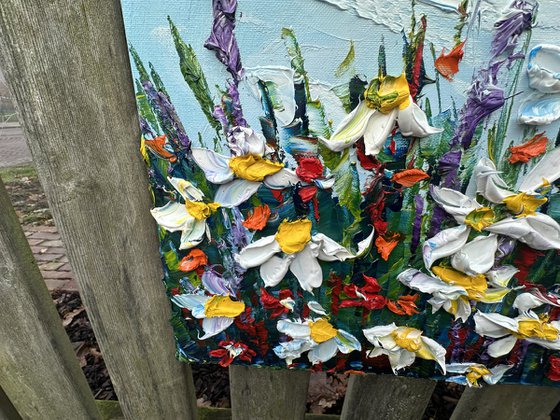 Wild Flowers deep impasto