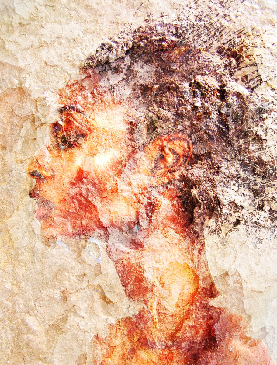 Illustrative Portrait Photograph By Srdjan Jevtic, 33 X 43", Still I Rise, Original Artwork