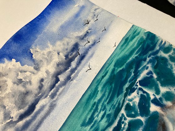 Costa Brava diptych