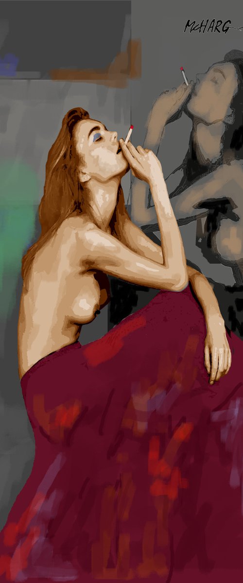 ALMA'S SOLITUDE  29"X51" by Joe McHarg
