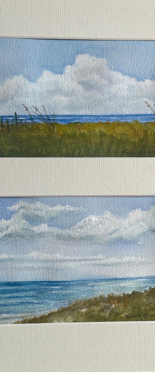 Send In The Clouds Watercolor set Sescapes by Rosie Brown