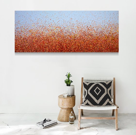 Natures Oondiri 152 x 61cm acrylic on canvas