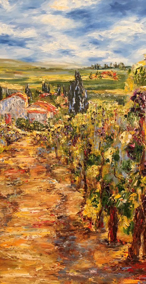 Vignes ensoleillées by Diana Malivani