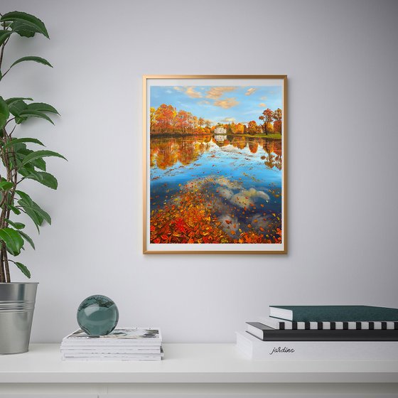Gold Autumn, 50 х 60 cm, acrylic on canvas