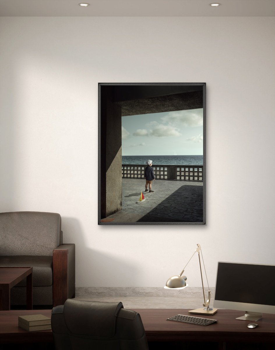 Photorealistic Portrait Photograph By Dmitry Ersler, 27 X 35, The Gateway #3. The Ocean Reverie., Original Artwork