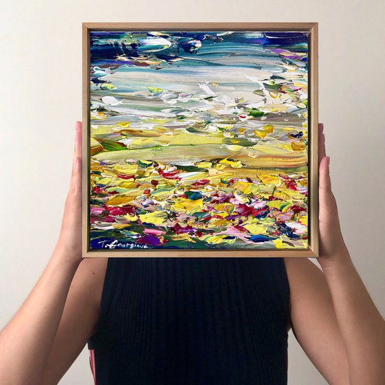 ‘Hug from pink sunset' FRAMED