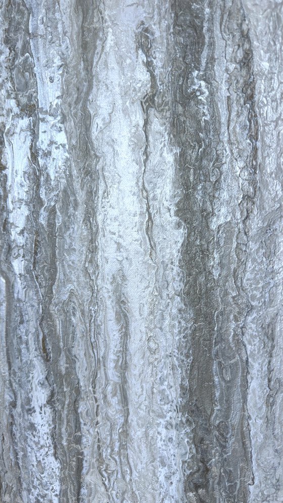 Voile — Neutral Abstract Diptych