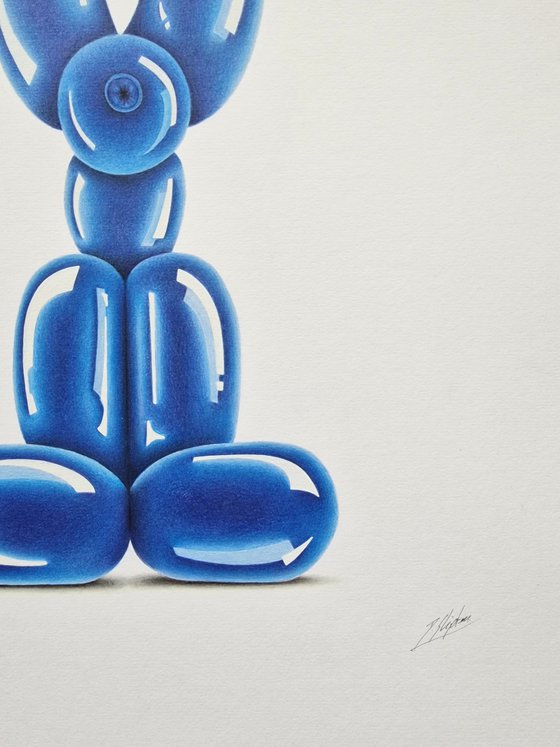 Blue Balloon Bunny