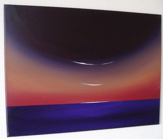 abstract painting abstract wall art "Rainbow Night" contemporary modern art abstraction expression acrylic 3 sizes