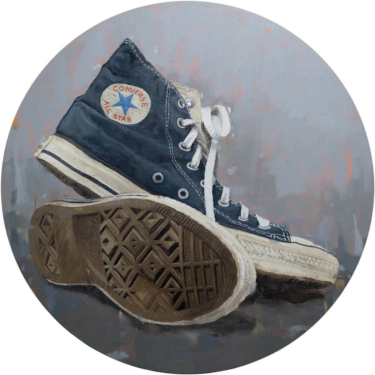 Blue converse ’chucks’ by Oliver Winconek