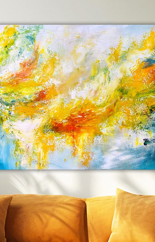 Light Spilling Over the Sea by Andrada Anghel