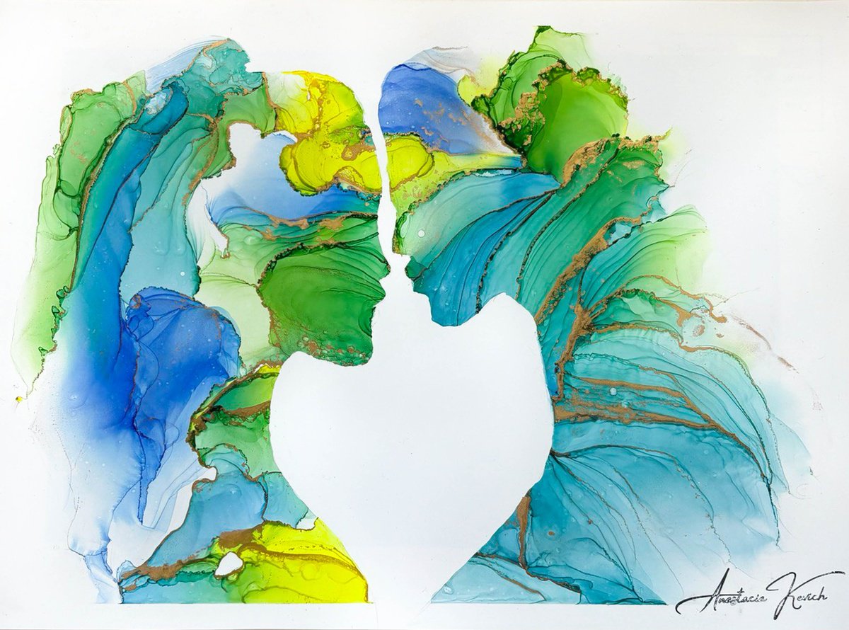 Silhouettes 5 By Anastacia Kevich, 17 X 13, Artwork For Sale On Artfinder