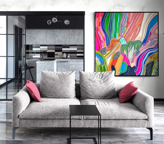 Geometric abstraction #69