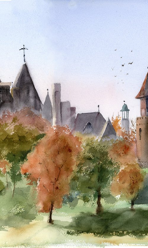 Boldt Castle in Autumn by Olga Tchefranov (Shefranov)