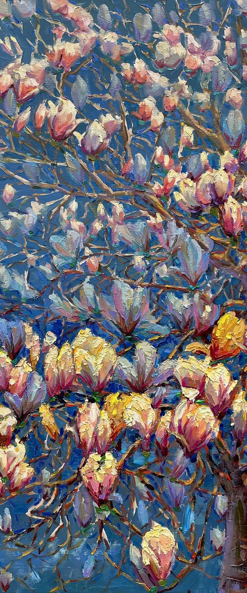 Magnolia tree by Evgeny Chernyakovsky