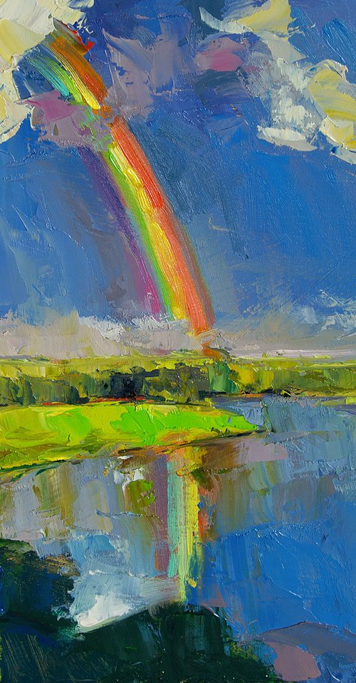 After the Rain Painting by Daria Zavadenko