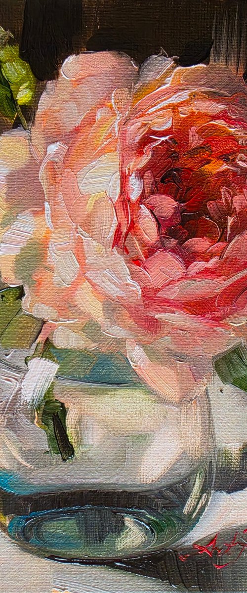 Rose Glass by Nataly Derevyanko