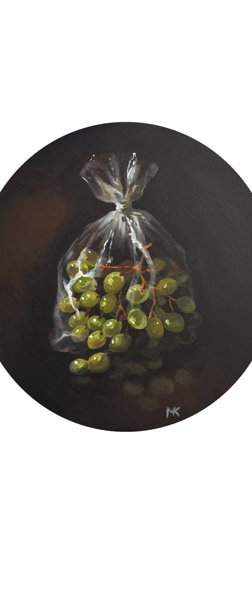 Grapes in a Bag by Maria Kireev