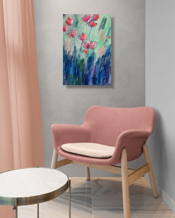 Abstract Floral Garden