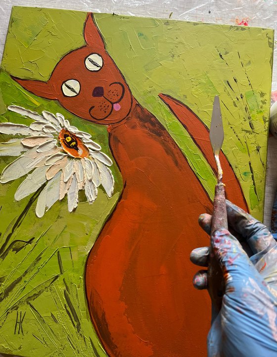 Cat Original Painting