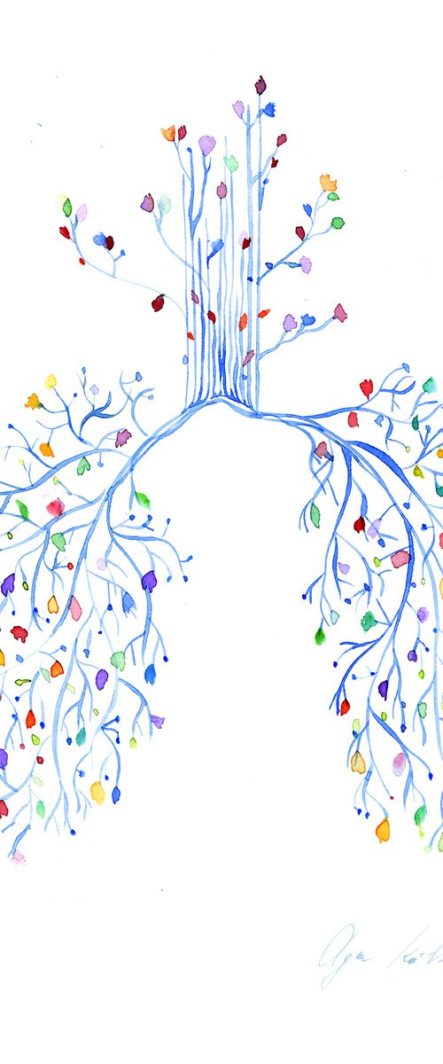 Floral Lungs Collection 3 by Olga Koelsch