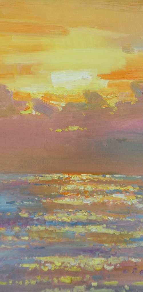 "Warm sea sunset " by Yehor Dulin