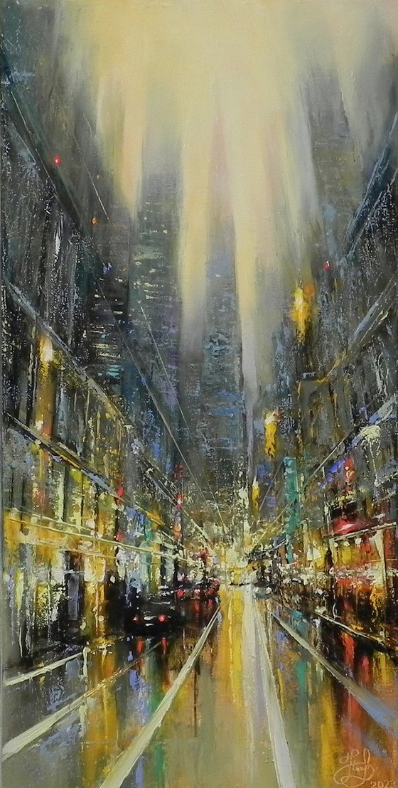 "Cityscape" Original art