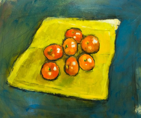 Oranges on a Yellow Cloth