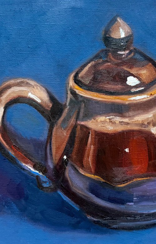Brown Teapot by Nimasha Perera