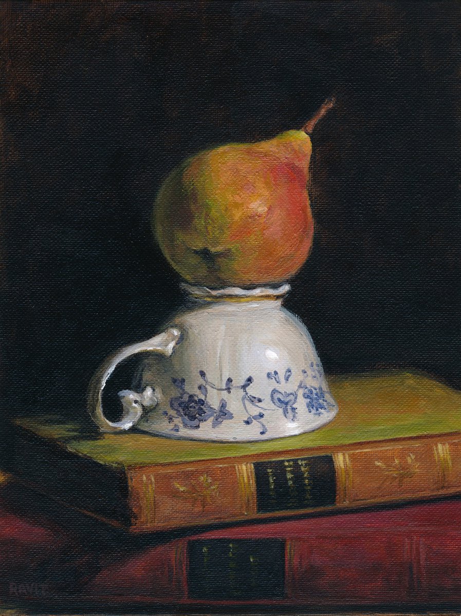 Pear on a Teacup by Frau Einhorn