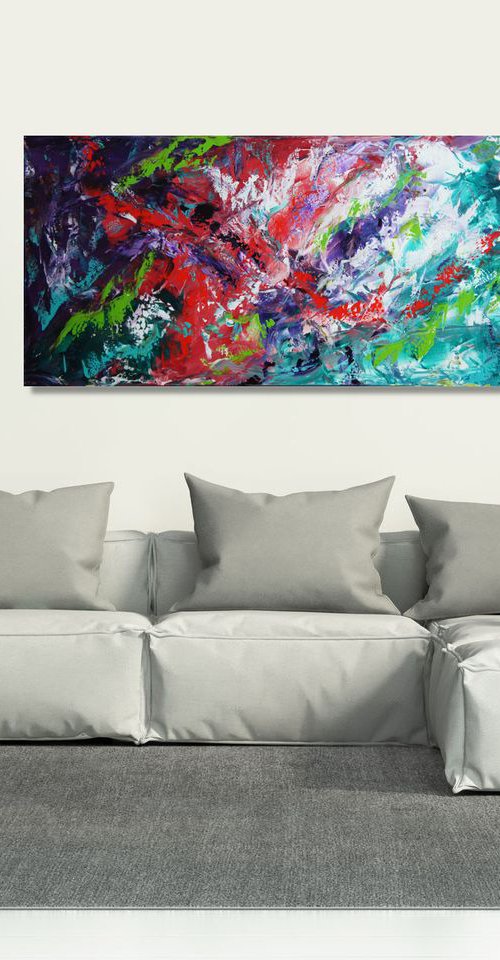 Amazonia (140 x 70 cm) XXL (56 x 28 inches) by Ansgar Dressler