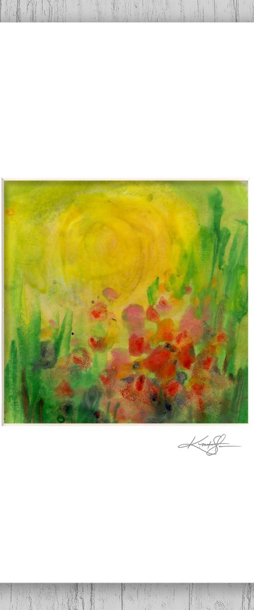 Encaustic Floral 52 by Kathy Morton Stanion