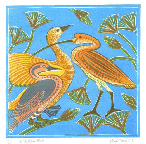 Egyptian Birds by Elaine Marshall