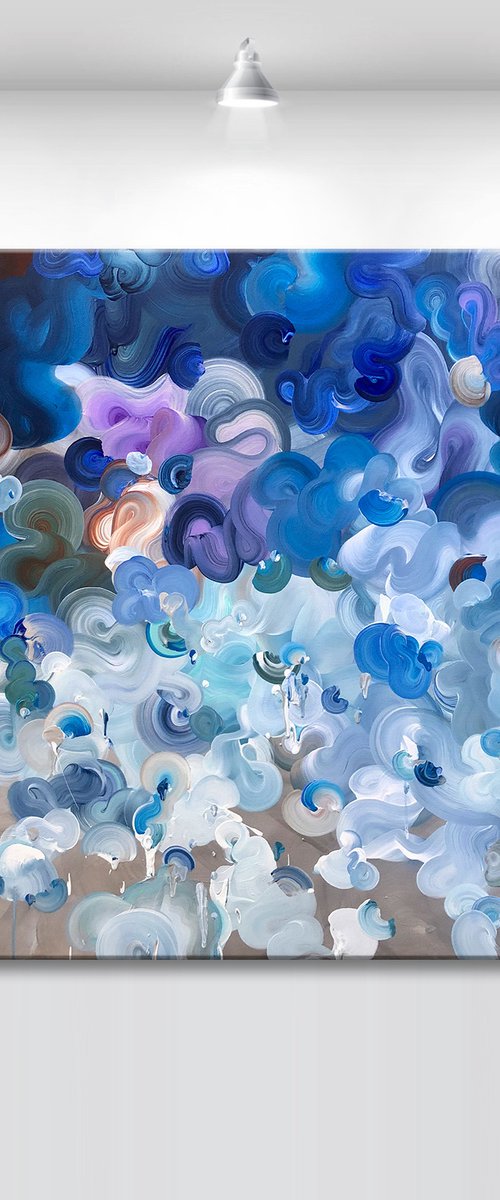 'Oceanum irides' - 60x40" by Tatiana Georgieva