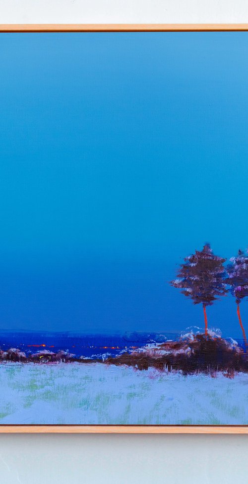 Winter twilight by Bohdan Katolyk